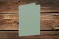 [16400967] Klappkarten 74/148x105 mm (A7) hochdoppelt Eucalyptus gerippt 220 g/qm